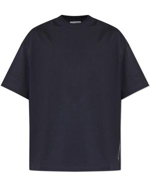 Jil Sander T-Shirt With Printed Logo - Blue
