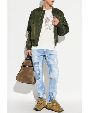 DSquared² Insulated 'Bomber' Jacket - Green