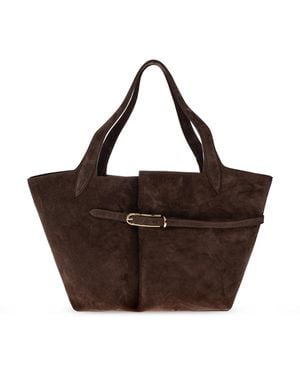 Liffner Suede Bag - Brown