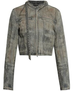 DIESEL Jeans Jacket "De-Saphix-Fsi1" - Grey