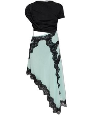 Christopher Esber 'Verve Twisted Tee Mini' Dress - Black