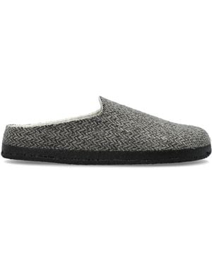 Birkenstock 'Amsterdam Wrapped Dip' Slides - Grey