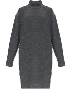 MM6 by Maison Margiela Turtleneck Dress - Grey