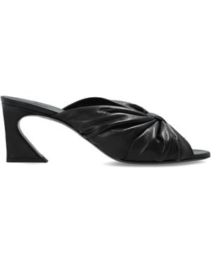 Fendi Heeled Mules 'Lucida' - Black