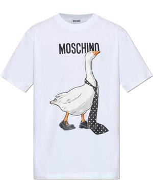 Moschino T-Shirt With Print - White