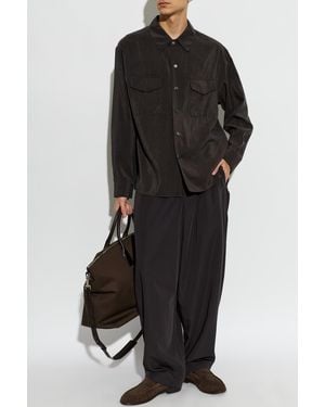 Lemaire Loose-Fit Pants - Black