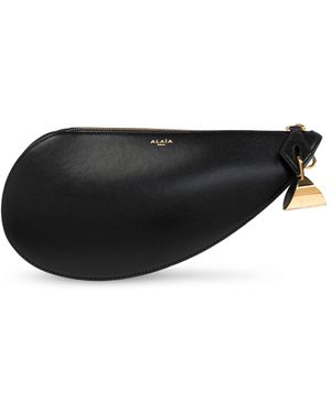 Alaïa Clutch Le Demi-Coeur - Black