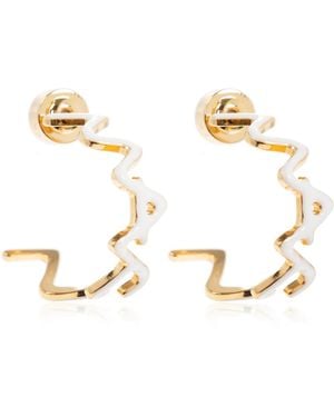 Marni Earrings With Logo - Metallic