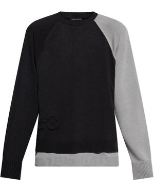 Y-3 Jumper With Logo - Black