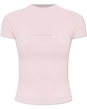 Alexander Wang Top With "Z" Logo - Pink
