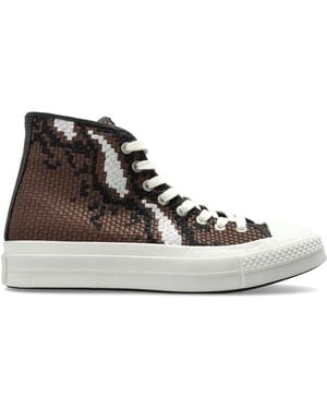 Converse 'Chuck Taylor' Sports Shoes From The 'First String' Collection - Brown
