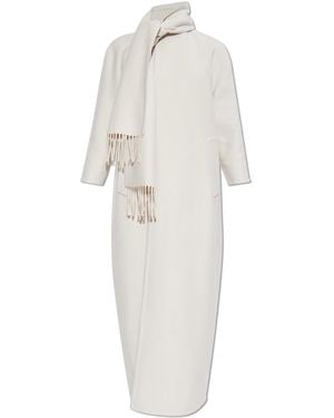 Balenciaga Cashmere Coat - White