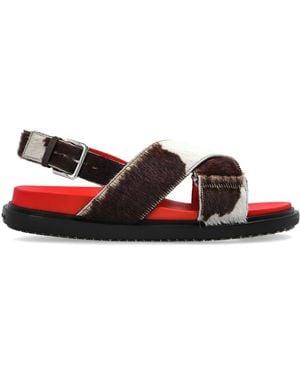 Marni Leather Sandals - White