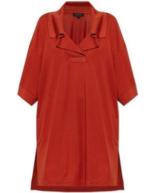 LACOSTE RUNWAY Silk Dress - Red