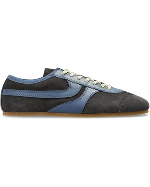 Dries Van Noten Sports Shoes With Logo - Blue