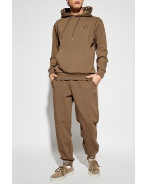 MCM Pants With Logo - Natural