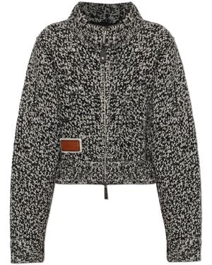 DSquared² Cardigan With Patch - Black