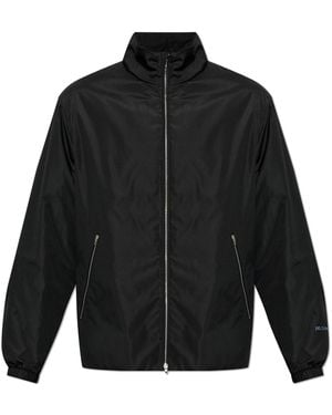 Jil Sander Insulated Jacket With Stand-Up Collar - Black