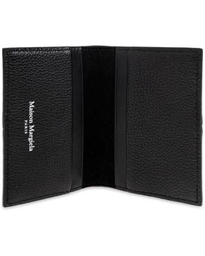 Maison Margiela Leather Card Holder - Black