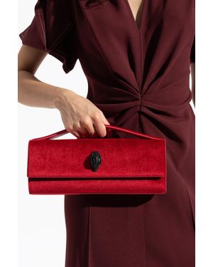 Kurt Geiger Clutch Bag 'Bond Long' - Red
