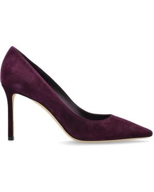 Jimmy Choo 'Romy' Heeled Shoes - Purple