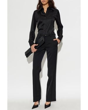 Balmain Silk Shirt 'Holiday Capsule Ps27' - Black