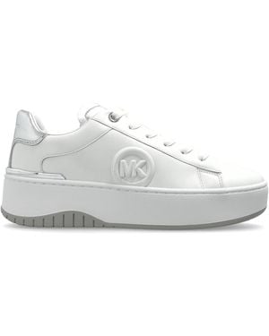 MICHAEL Michael Kors "Dottie" Platform Trainers - White