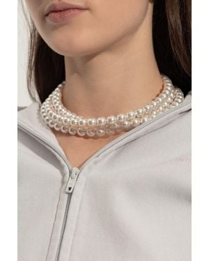 Balenciaga Pearl Choker - Natural