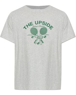 The Upside T-Shirt "Racquet Casey" - Grey