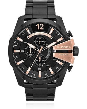 DIESEL 'Mega Chief' Watch - Black
