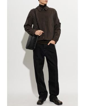 Lemaire Lightweight Collared Jacket - Black