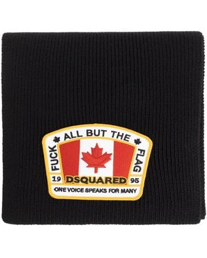 DSquared² Wool Scarf - Black