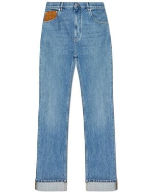 Bottega Veneta Jeans With Rolled-Up Legs - Blue