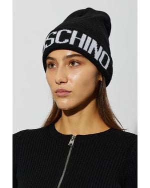Moschino Cap With Logo - Black