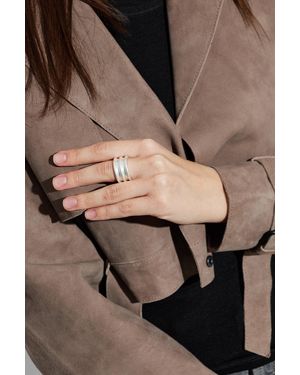 AllSaints Brass Ring - Metallic