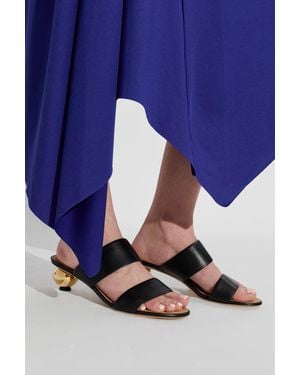 Ferragamo Heeled Mules "Ermione" - Blue