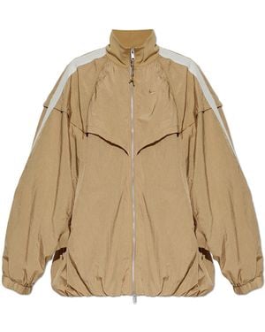 Nike Oversized Stand-Collar Jacket - Natural