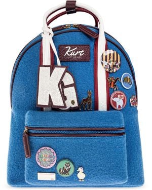 Kurt Geiger 'Southbank Large' Backpack - Blue