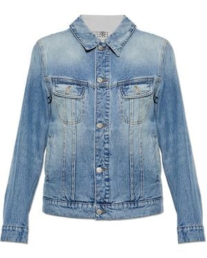 MM6 by Maison Margiela Denim Jacket - Blue