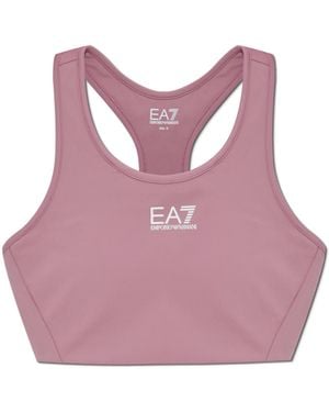 EA7 Short Training Top - Pink