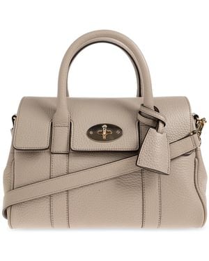 Mulberry "Bayswater Satchel" Bag - Grey