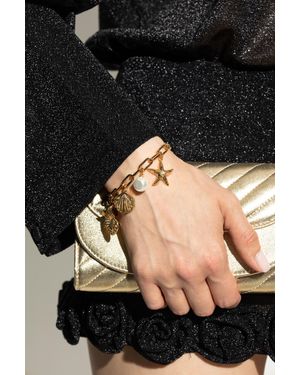 Self-Portrait Charm Bracelet - Black