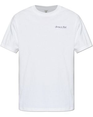 Sporty & Rich T-Shirt From The "Beverly Hills Tennis" Collection - White