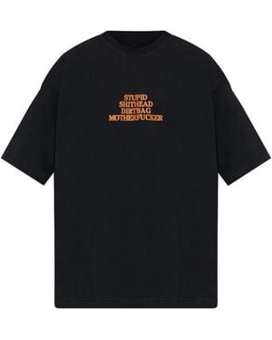Vetements T-Shirt With Print - Black