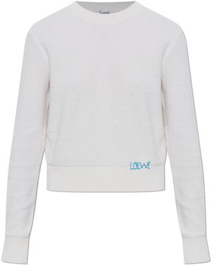 Loewe Wool Jumper - White