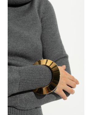 Alaïa Bracelet With Logo - Gray