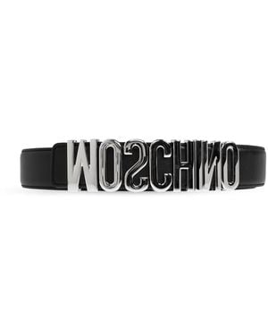 Moschino Leather Belt - Black