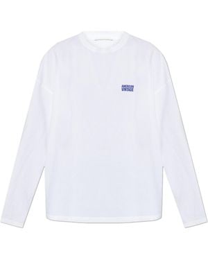 American Vintage Long Sleeve T-Shirt - White