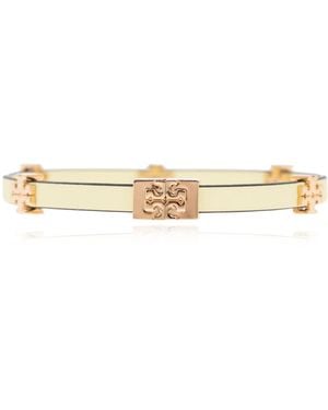 Tory Burch Leather Bracelet - Yellow