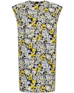 Marni Floral Motif Dress - White